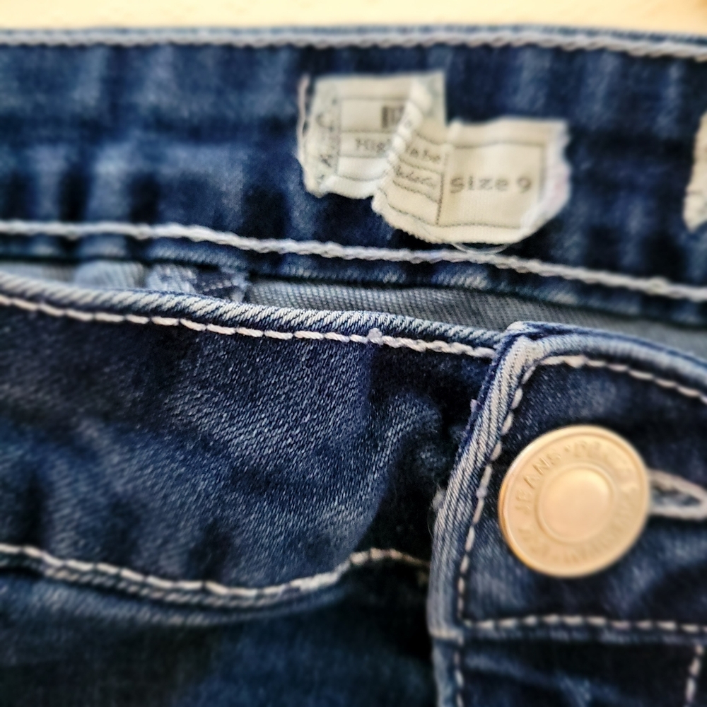 IAM Jeans Women's Blue Skinny Jeans Size 9 - Picture 3 of 5